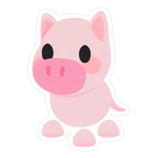 Pig Sticker in Adopt Me