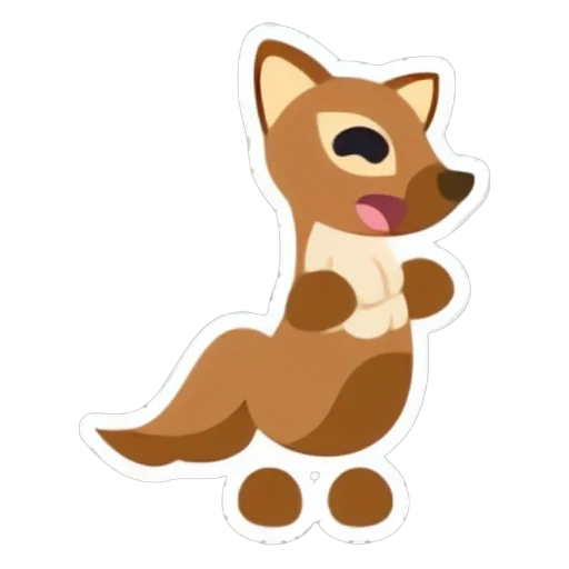 Наклейка сосновая куница (Pine Marten Sticker) в Адопт Ми