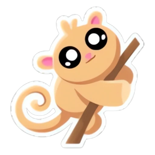 Pleading Tarsier Sticker in Adopt Me