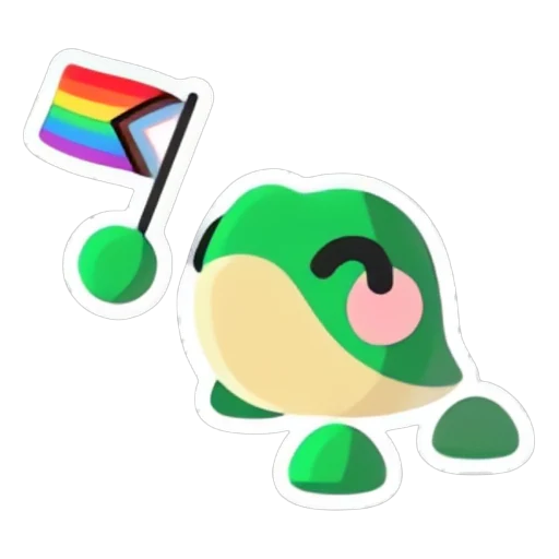 Proud Frog Sticker in Adopt Me