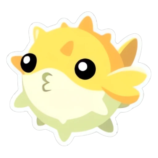 Puckered Up Pufferfish Sticker in Adopt Me