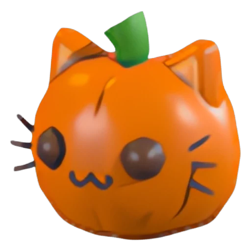 Pumpkin Kitty Plushie in Adopt Me