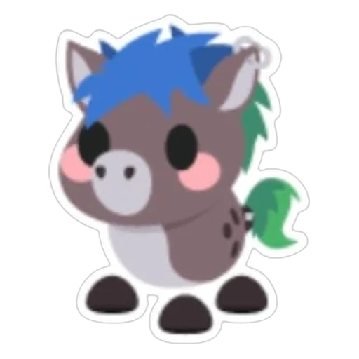 Punk Pony Sticker in Adopt Me