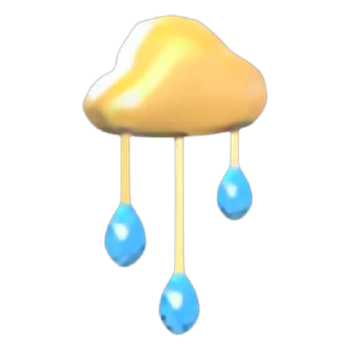 Rainy Cloud Earrings in Adopt Me