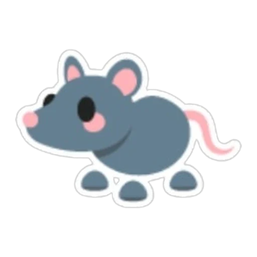 Стикер крысы (Rat Sticker) в Адопт Ми