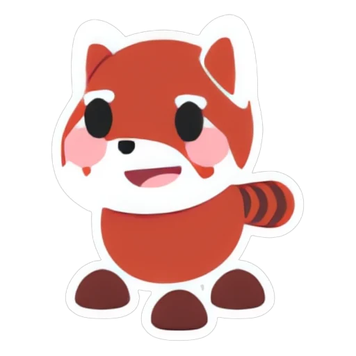 Red Panda Sticker in Adopt Me