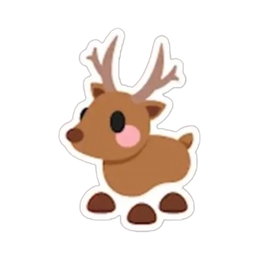 Reindeer Sticker in Adopt Me