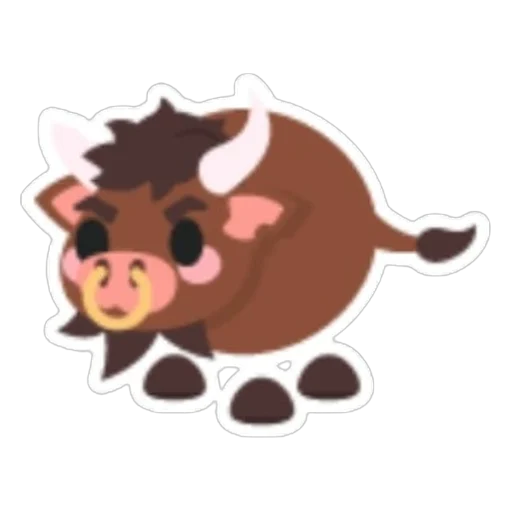 Rodeo Bull Sticker in Adopt Me