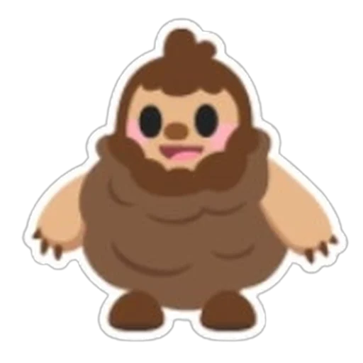Sasquatch Sticker in Adopt Me