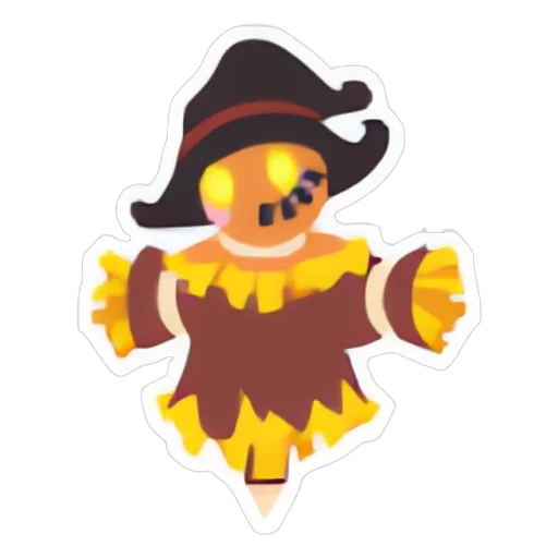 Стикер пугало (Scarecrow Sticker) в Адопт Ми