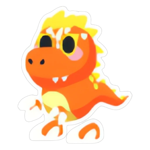 Scorching Kaijunior Sticker in Adopt Me