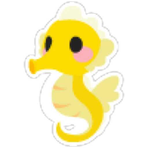 Стикер морской конёк (Seahorse Sticker) в Адопт Ми