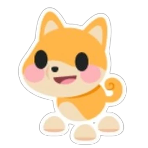 Стикер сиба-ину (Shiba Inu Sticker) в Адопт Ми