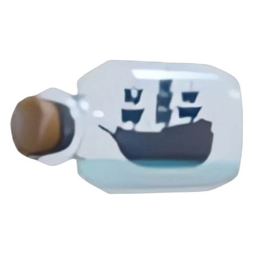 Игрушка-бросок «Доставка в бутылке» (Ship in a Bottle Throw Toy) в Адопт Ми