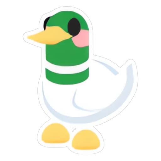 Стикер глупая утка (Silly Duck Sticker) в Адопт Ми