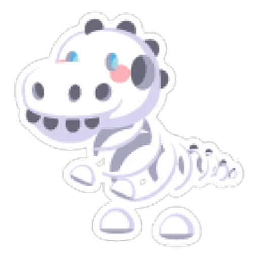 Наклейка скеле-рекс (Skele-Rex Sticker) в Адопт Ми