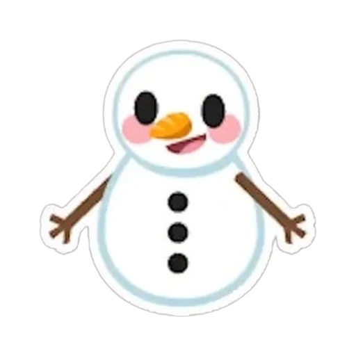 Snowman Sticker in Adopt Me