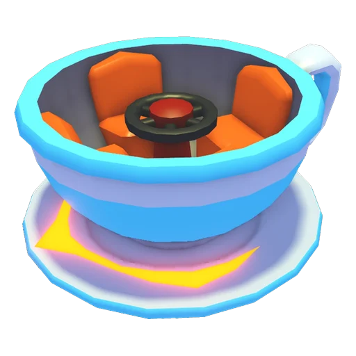 Крутящаяся чашка (Spinning Teacup Vehicle) в Адопт Ми