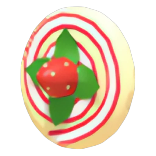 Strawberry Cake Roll Flying Disc in Adopt Me