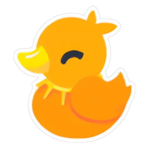 Стикер утёнка восхода солнца (Sunrise Duckling Sticker) в Адопт Ми