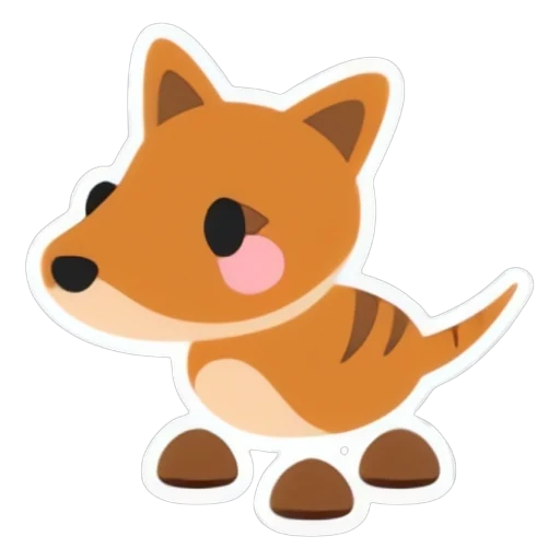 Стикер тасманский тигр (Tasmanian Tiger Sticker) в Адопт Ми