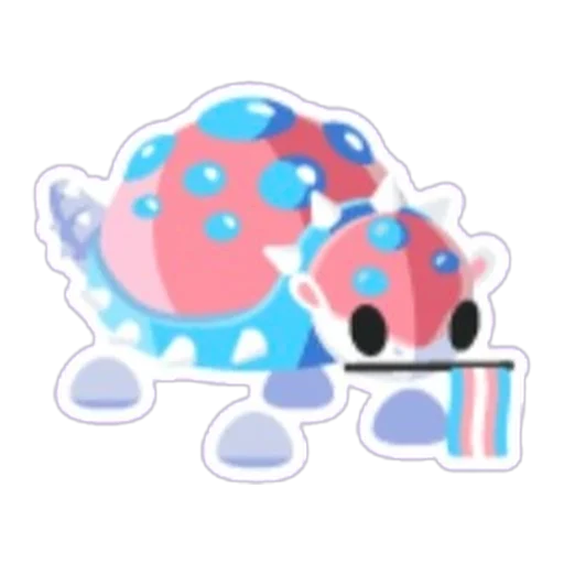 Наклейка «Транс глиптодон Барв» (Trans Glyptodon Barv Sticker) в Адопт Ми