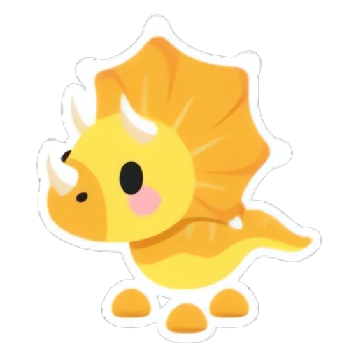 Triceratops Sticker in Adopt Me