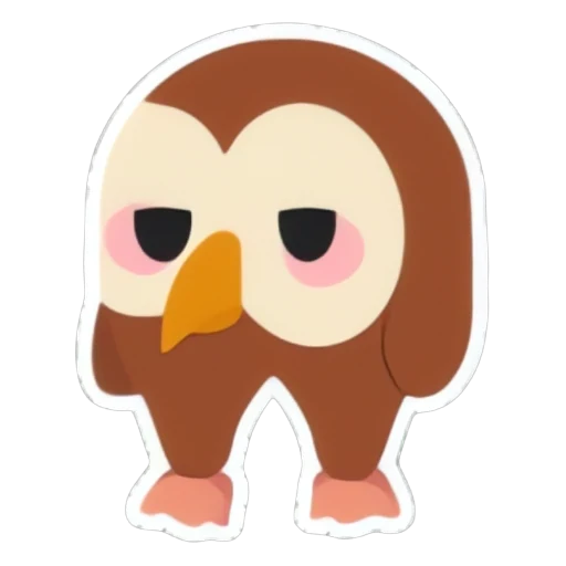 Wet Owl Sticker in Adopt Me