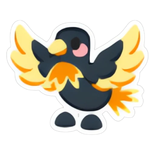 Wildfire Hawk Sticker in Adopt Me