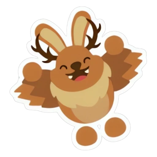 Wolpertinger Sticker in Adopt Me