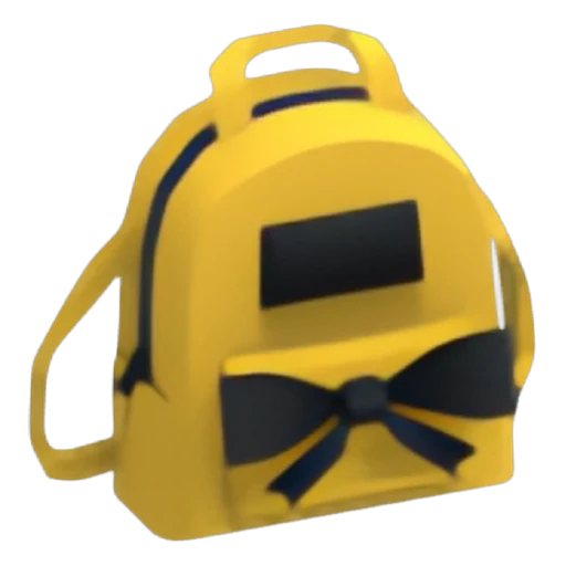 Жёлтый дизайнерский рюкзак (Yellow Designer Backpack) в Адопт Ми