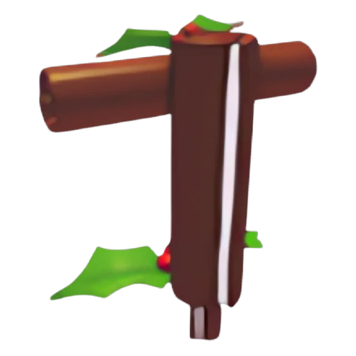 Yule Log Pogo Stick in Adopt Me