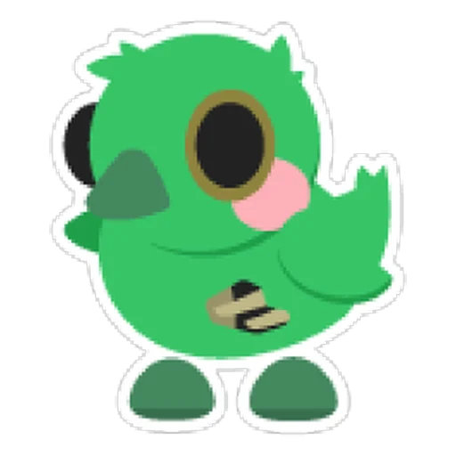 Zombie Chick Sticker in Adopt Me
